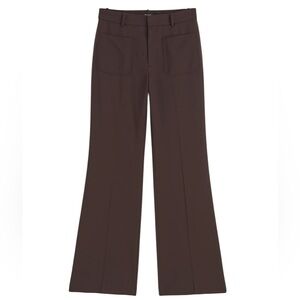 Madewell High-Rise Bootcut Trouser in Molasses